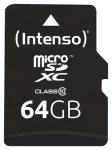 INTENSO microSDXC 64GB / Pamäťová karta / Class 10 / čítanie 25 MB/s / SD adaptér (3413490)