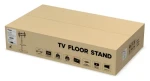 Equip 650613 čierna / Podlahový stojan TV / 37 "-75" / VESA 600x400 / nosnosť 40 kg (650613)