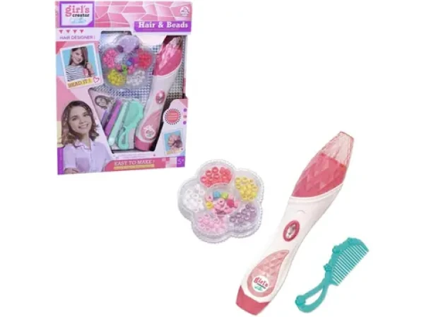 MaDe 16101 Súprava na zaplietanie korálikov do vlasov