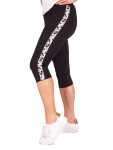 Yoclub Dámske capri legíny vysokým pásom ULD-0013K-3400 Black