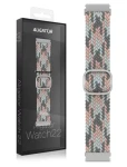 Aligator Remienok textilný 22mm / ružovo-sivý (22AW0024)