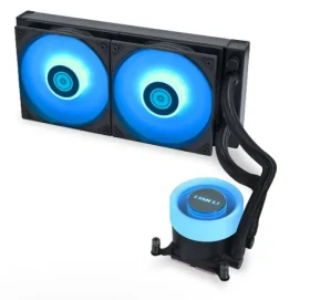 Lian Li GA II Lite čierna / 2x 120 mm / ARGB podsvietenie / 2500 RPM / 34.8 dB / AiO / AMD + Intel (GA2L24RB)