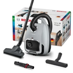BOSCH BGB6X330 čierna / Vreckový vysávač / 600 W / 4 L / HEPA 13 / 75 dB / rádius 12 m (BGB6X330)
