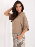 Blúzka TW BZ BI 3228.75 béžová XL