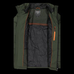 CMP pánska zimná športová bunda s kapucňou zateplená zelená (34K0167/F905) 48