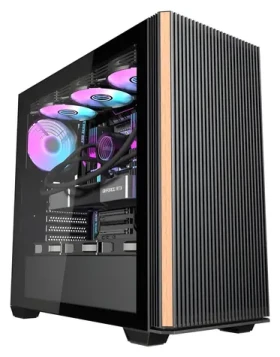 DarkFlash DS900WS čierna / ATX / 4X ARGB 120 mm / priehľadná bočnica / USB 3.0 / bez zdroja (Darkflash DS900WS wi)