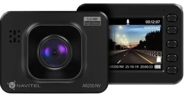 Navitel AR250 NV čierna / Kamera do auta / FullHD@30fps / 2" / Uhol záberu 140 ° / Night Vision / G-senzor / microSD (AR250 NV)