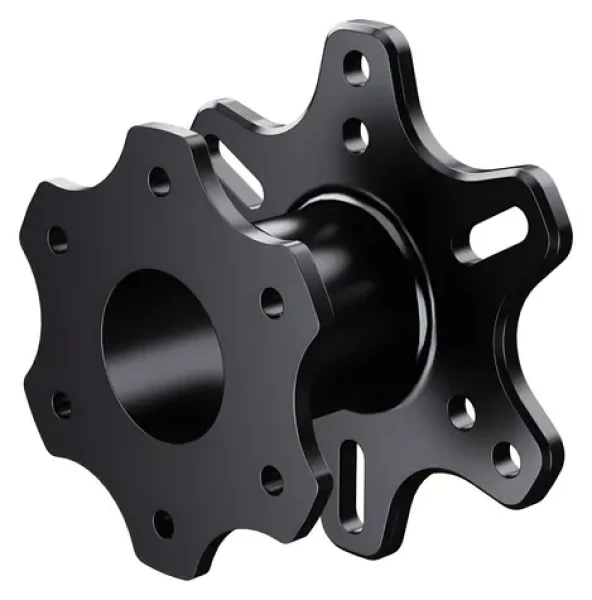 PXN Z QS čierna / Rýchloupínací adaptér volantu / 50-70 mm / CNC hliník (PXN-ZQS)