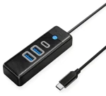 Orico PWC2U-C3 čierna / USB hub / 2x USB-A 3.0 / 1x USB-C 3.0