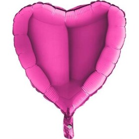 Nafukovací balónik ružové srdce 46 cm - Grabo