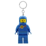 Lego Spaceman Kozmonaut svietiaci modrý / prívesok na kľúče (60LGL-KE10H)