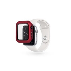 Epico Sklenený ochranný kryt pre Apple Watch 4/5/6/SE (44 mm) červená (42210151400001)