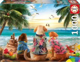 Educa Puzzle Psy na pláži (20291)