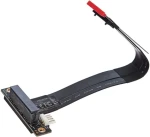 DeLock 64132 karta PCI-Express PCI-Express PCIe / pravouhlý / s káblom dĺžky 20 cm (64132)