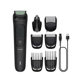 Philips MG3930/15 All-in-One Series 3000 čierna / Univerzálny zastrihávač / 7 nástavcov / 60 min / samoostriace čepele (MG3930/15)