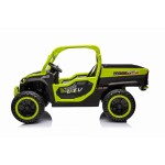 Mamido Detské elektrické autíčko Farmer Truck UTV Racing 4x4 24V zelené