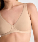 Dámska podprsenka Basic+ Soft Bra - Žltá - svetlo béžová 0026 - SLOGGI YELLOW 90C