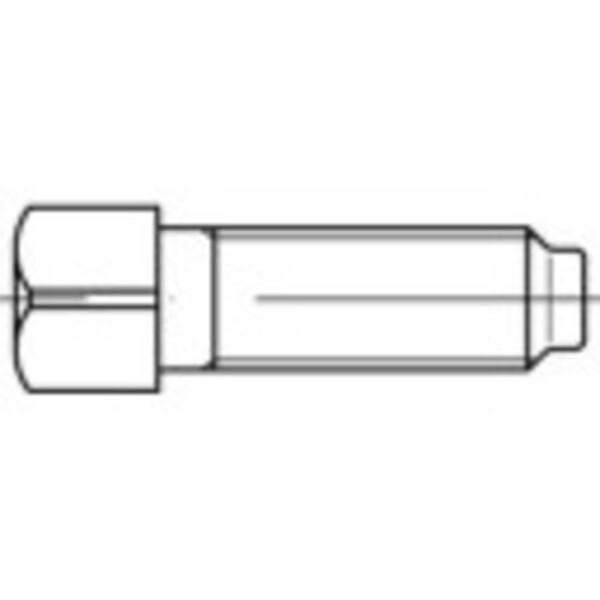 TOOLCRAFT 107943 štvorhranné skrutky M6 20 mm štvorhran DIN 479 ocel 100 ks; 107943