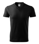 Tričko s výstrihom do V unisex čierne M