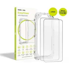 Mobile Origin EasyGlass Ochranné sklo EasyGlass s aplikátorom pre Apple iPhone 16 Pro Max 17 Pro Max / 2ks (EGA-i17ProMax-2pk)