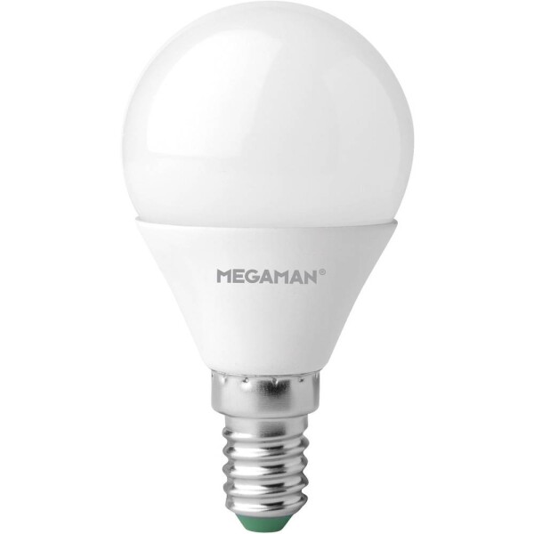 Megaman MM21088 LED En.trieda 2021 F (A - G) E14 kvapkový tvar 5.5 W = 40 W neutrálna biela (Ø x d) 45 mm x 84 mm 1 ks; MM21088