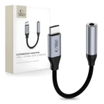 Tech-Protect UltraBoost tmavo šedá / DAC adaptér / USB-C - 3,5 mm jack