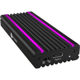 ICY BOX 60717 puzdro pre pevný disk M.2 M.2 PCIe NVMe SSD USB 3.1 (Gen 2); 60717