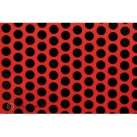 Oracover 41-021-071-002 nažehlovacia fólia Fun 1 (d x š) 2 m x 60 cm červená, čierna; 41-021-071-002