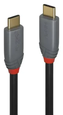 Lindy USB 3.2 Type-C čierna / Kábel / USB-C - USB-C / 2 m / 5 A / 20 Gbit/s (36903)
