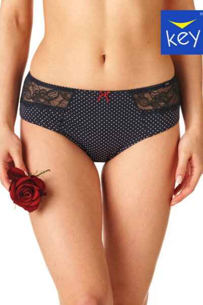 DÁMSKE NOHAVIČKY LPC 612 B23 NAVY BLUE-RED XXL