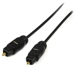 Neutralle Toslink samec - samec čierna / Optický audio kábel / SPDIF / 2m