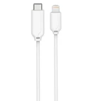 MicroConnect dátový kábel USB-C - Lightning 1m biela (USB3.1CL1)