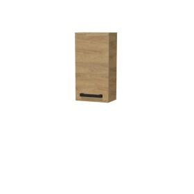 Kúpeľňová skrinka nízka s čiernou úchytkou SAT Cube Way 32,5x63x20 cm dub Hickory mat CUBE3CH32DH CUBE3CH32DH