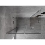 MEXEN/S - Mist-F Duo sprchovací kút skladacie dvere ľavá 100 x 85, transparent, chróm 8A6-100L-085P-01-00