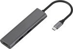Extra Digital Adapteris USB Type-C - 2 x USB 3.0, Type-C PD, HDMI