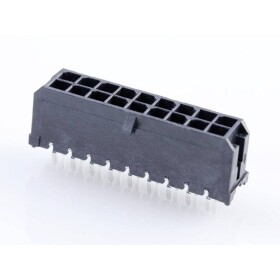 Molex vstavaná pinová lišta (štandardná) Počet pólov 18 Raster (rozteč): 3.00 mm 430451814 1 ks Tray; 430451814
