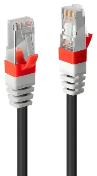 Lindy Cat6a S/FTP čierna / Patch kábel / RJ45-RJ45 / PIMF / 5 m / 10 Gbit/s (45366)