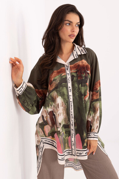Košeľa s dlhým rukávom model 218394 Rue Paris universal