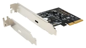 Exsys EX-12011 / Rozširujúca karta USB / PCIe 3.0 x4 / 1x USB-C / USB 3.2 Gen 2x2 / Low Profile (EX-12011)