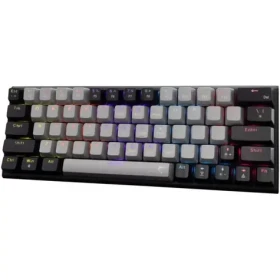White Shark GK-002711V2 WAKIZASHI 2 šedo-čierna / herná mechanická klávesnica / US layout / USB / LED (WAKIZASHI-2-US-G-B-R)