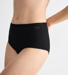 Dámske bavlnené nohavičky GO Daily s vysokým pásom - BLACK - black 0004 - SLOGGI BLACK L