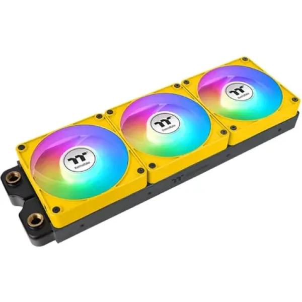 Thermaltake CT120 EX Reverse ARGB Sync PC Cooling Fan žltá / Hydraulic Bearing / 120mm / 31.2dB @ 2000rpm / 4 pin / 3ks (CL-F223-PL12BB-A)