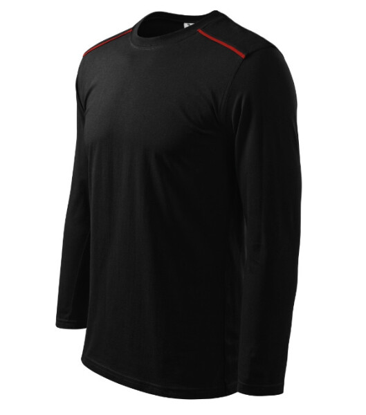 Tričko s dlhým rukávom unisex čierne M