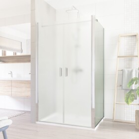 Mereo Lima pevný diel k lietacím, zalamovacím a trojdielnym zasúvacím dverám, 90x190cm, sklo Point CK10522K