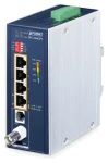 Planet IVC-234GPT / VDSL2 mediakonvertor priemyselný / 4X GLAN PoE+ 802.3at / profil 17a/30a/35b / G.Vectoring / G.INP (IVC-234GPT)