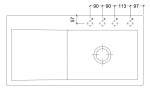 VILLEROY & BOCH VILLEROY & BOCH - Keramický drez Subway Style 60 White alpín nadstavný 1000 x 510 bez excentru 336101R1