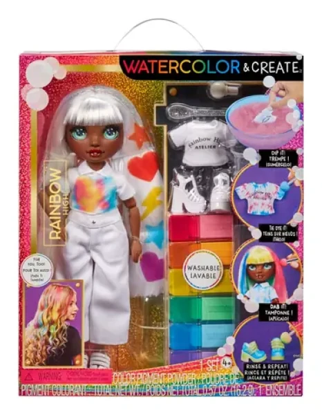 MGA Rainbow High WaterColor Create NEW Theme Dolls - zelené oči