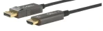 MicroConnect Premium Optic Fiber Kábel DisplayPort 1.4 (M) - HDMI 2.0 (M) 30m čierna (DP-HDMI-3000V1.4OP)