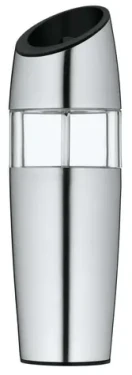 WMF elektrický mlynček na korenie strieborná / regulácia jemnosti mletia / nerez / Výška: 20 cm / 6x AAA (06.6734.6030)
