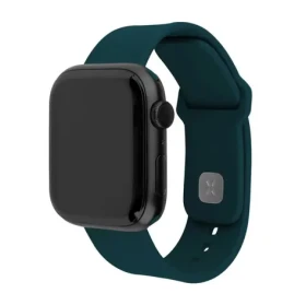 FIXED Set silikónových remienkov Silicone Sporty Strap pre Apple Watch 38/40/41mm tmavo zelený (FIXSST2-436-DRGRE)